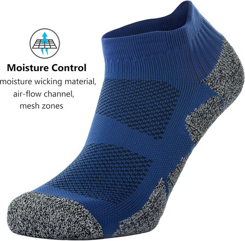 CWVLC Unisex Compression Ankle Socks - Cushioned Comfort for Athletes | Multipack