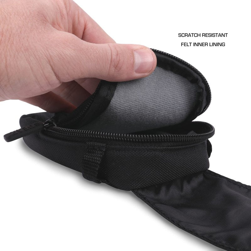 USA Gear Range Finder Golf Case - Shoulder Bag Case Fits Callaway Golf 300, Acer Gadget, Vortex, REDTIGER, Bushnell & More - Laser Rangefinder Carry Bag with Weather Resistant Exterior, Belt Loop