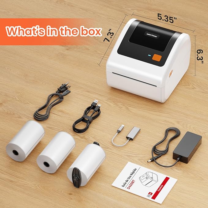 Bluetooth Shipping Label Printer