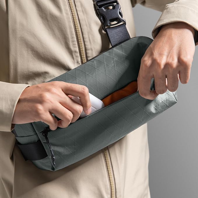 tomtoc Compact EDC Sling Bag 3L-10L, Minimalist Crossbody Bag Chest Shoulder