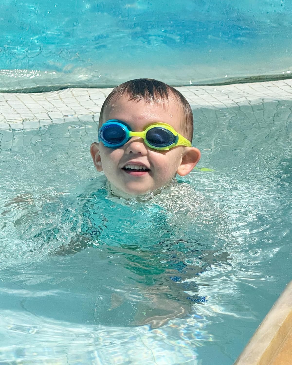 OutdoorMaster Kids Swim Goggles - Quick Adjustable Strap for Comfortable Swimming | 2 Pack