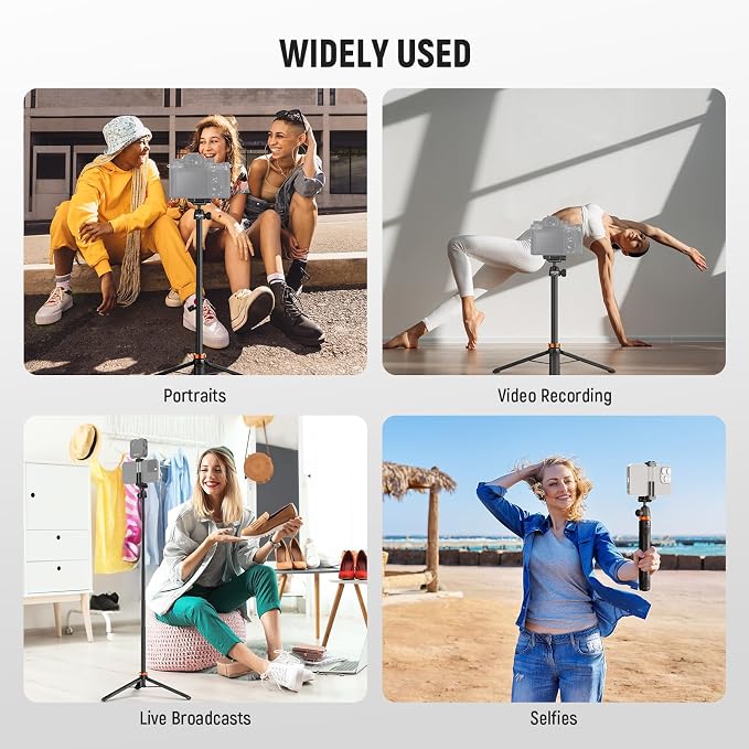 NEEWER Basics 59" Selfie Stick Tripod Compatible
