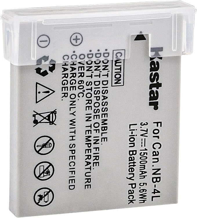 Kastar 3-Pack Battery and AC Wall Charger Replacement