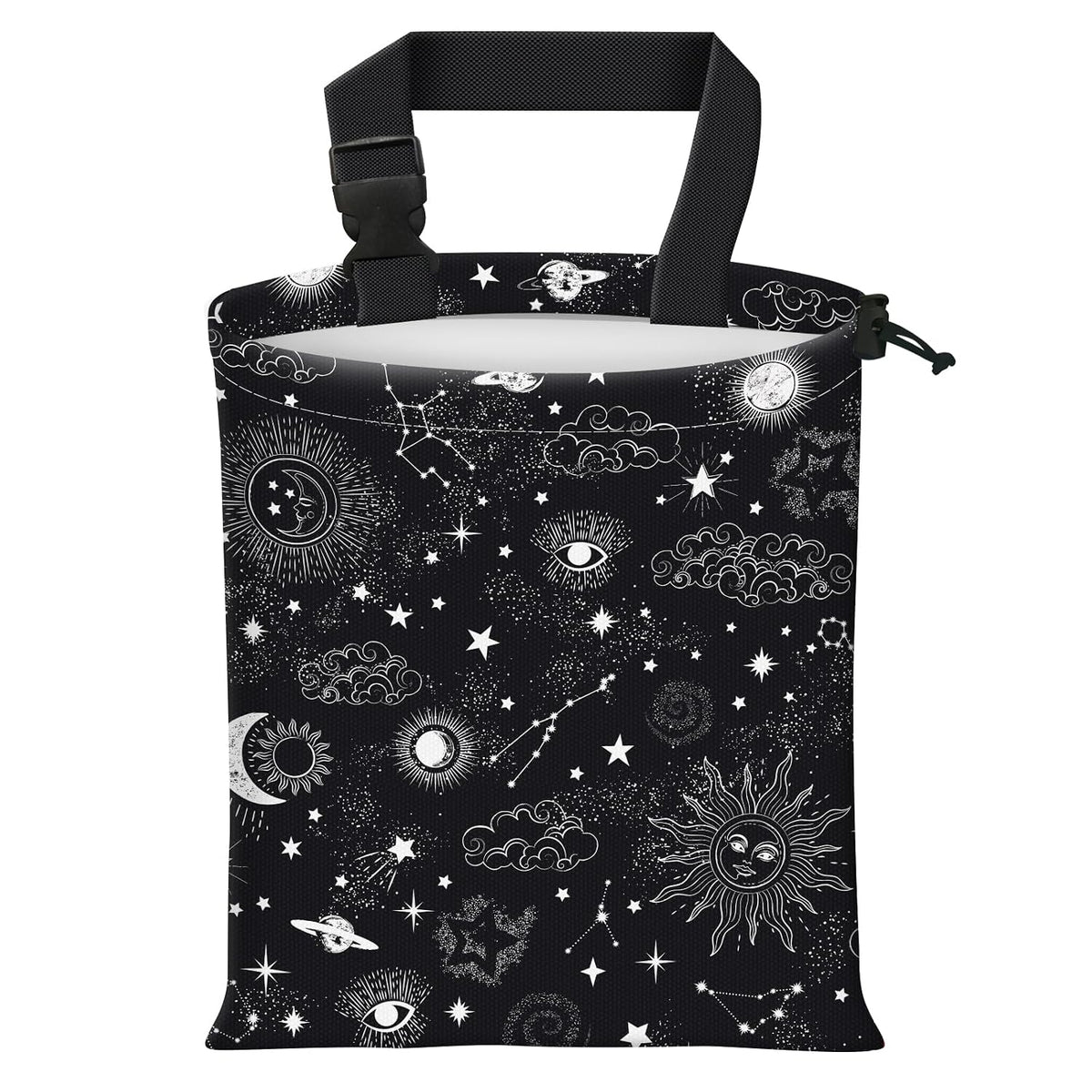 Car Trash Bag Large Hanging Can for Back of Seat, Cute Waterproof Car Garbage Bag for Vehicle, Travelling, Outdoor Colorful Cartoon Dinosaur