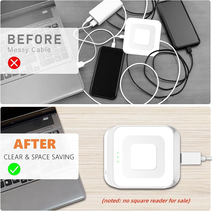 Square Dock for Square Reader 2nd Generation, Holder Stand for Square Card