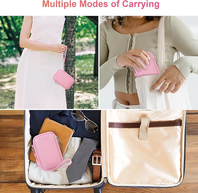 Canboc Case for Canon PowerShot SX740/SX730, Hard Carrying Case + Soft Silicone