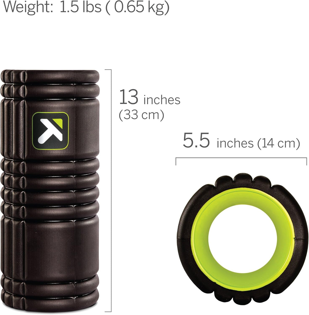 TriggerPoint Grid 1.0 Foam Roller - 13" Multi-Density Massage Tool for Deep Tissue Recovery | Relieves Muscle Tightness & Improves Mobility