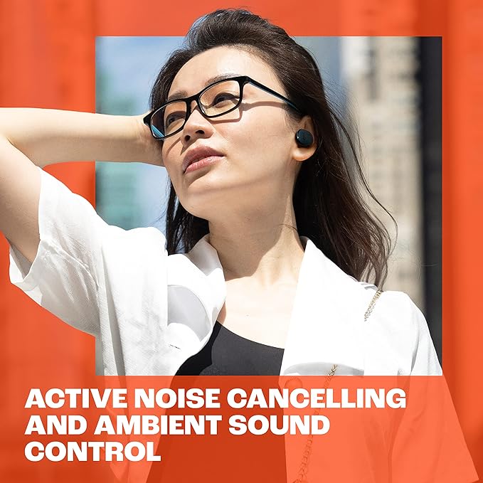 JBL Tune Buds - Noise Cancelling Earbuds - Black | JBL Pure Bass Sound, Bluetooth 53 with LE audio support, Active Noise Cancelling with Smart Ambient