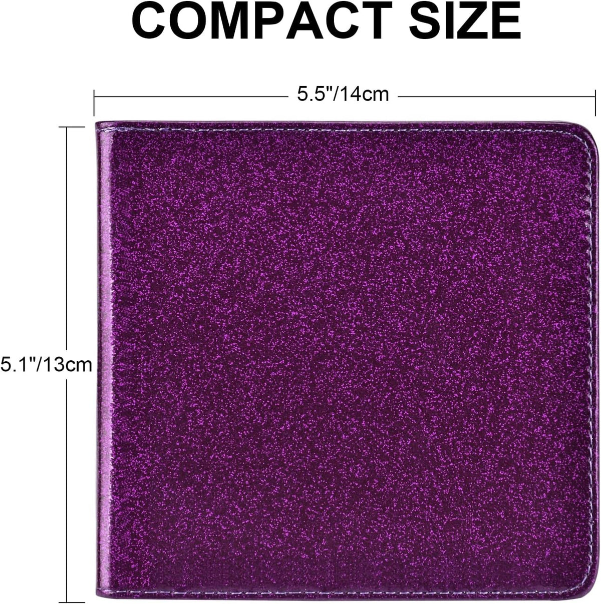 Car Registration and Insurance Holder, Glove Box Organizer, Bling Purple