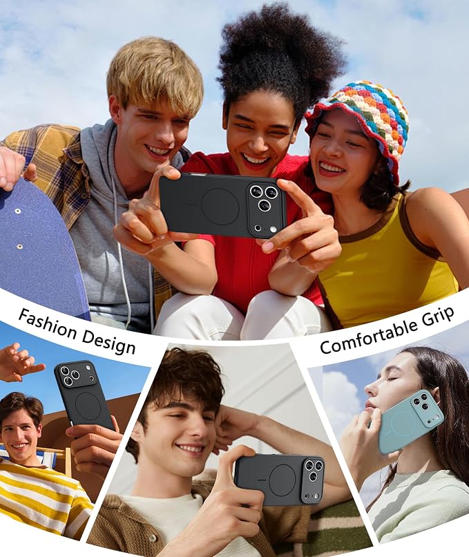 FNTCASE for iPhone 17 Pro Case: Integrated Silicone Phone Cases