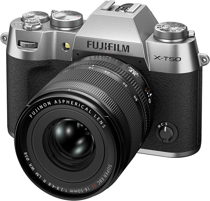 Fujifilm X-T50 Mirrorless Digital Camera XF16-50mmF2.8-4.8 R LM WR Lens Kit