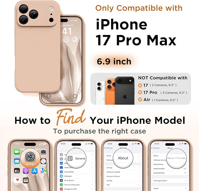 GolbinBox Magnetic for iPhone 17 Pro Max Case, Compatible