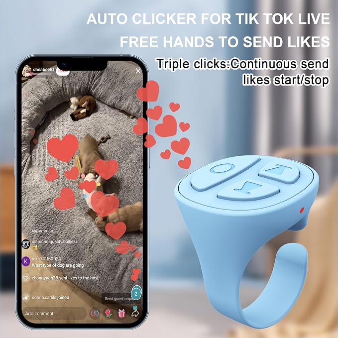 Tiktok Scrolling Ring, Scrolling Ring Remote