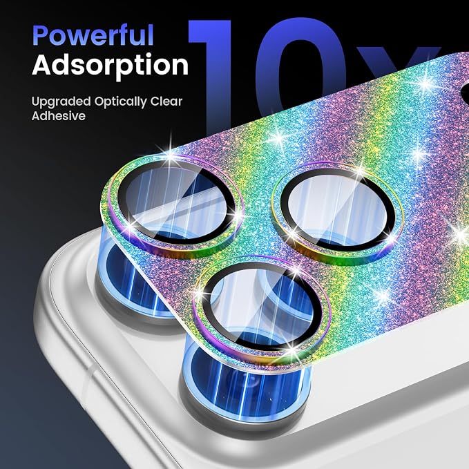 Tensea for iPhone 17 Pro Camera Lens Protector, Metal Aluminum Alloy Tempered