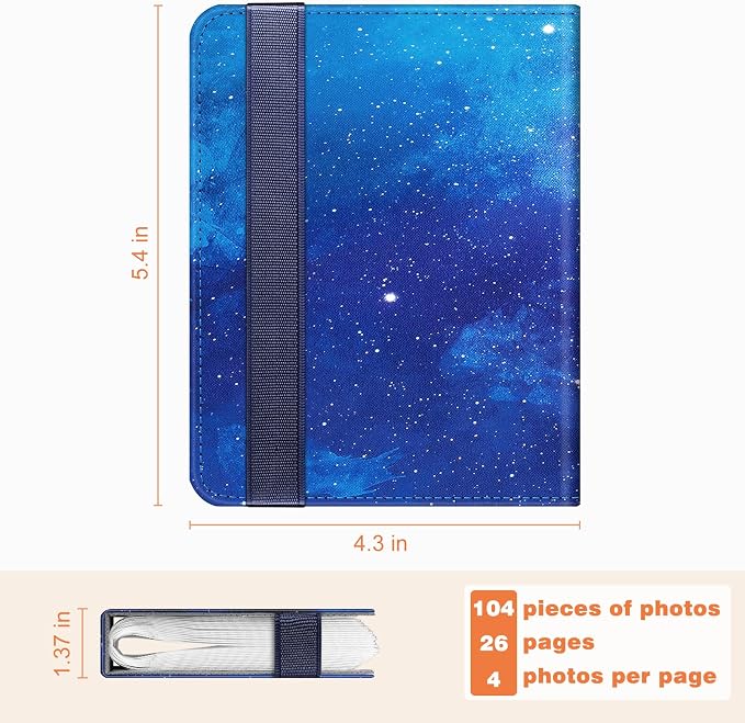 Fintie Instax Mini Photo Album for 2x3-Inch Film