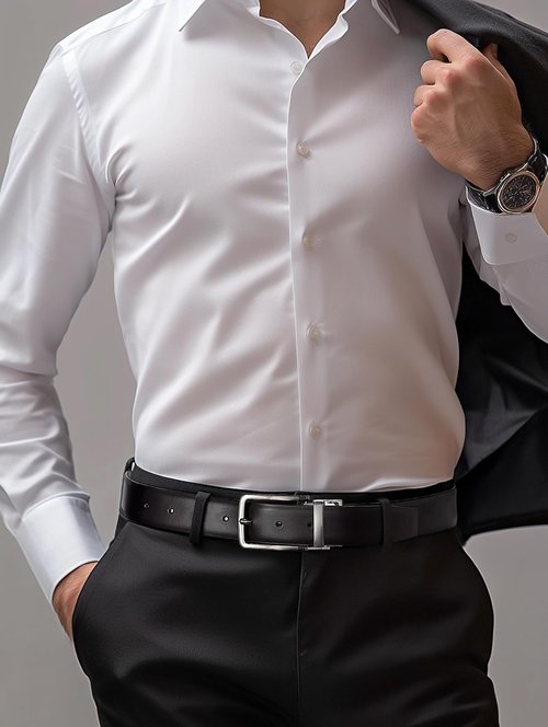 MilorDE Reversible Belt for Men - Adjustable Premium Leather - Double Style Versatility