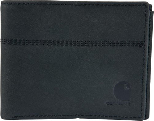 Carhartt Men's Casual Saddle Leather Wallet - Stylish, Durable Design | Multiple Colors Available