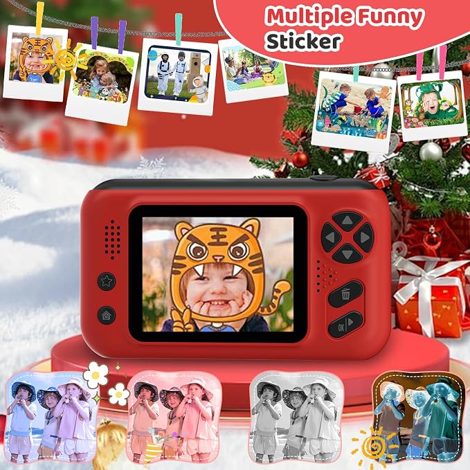 Makolle Kids Camera for Girls, mini Camera for Childrens Age 3-8, Drop Proof