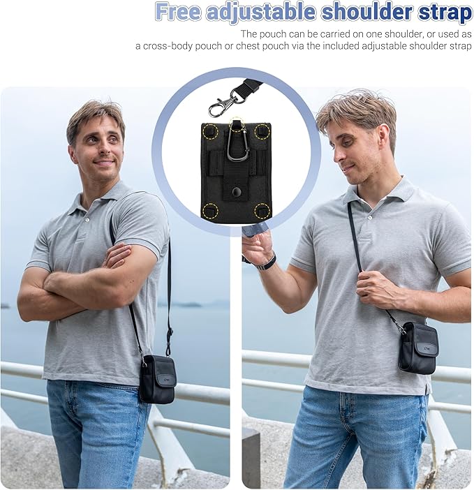 KIWIFOTOS Compact Camera Case for Lumix ZS99 ZS300 Sony RX100 VI ZV-1 II ZV-1F