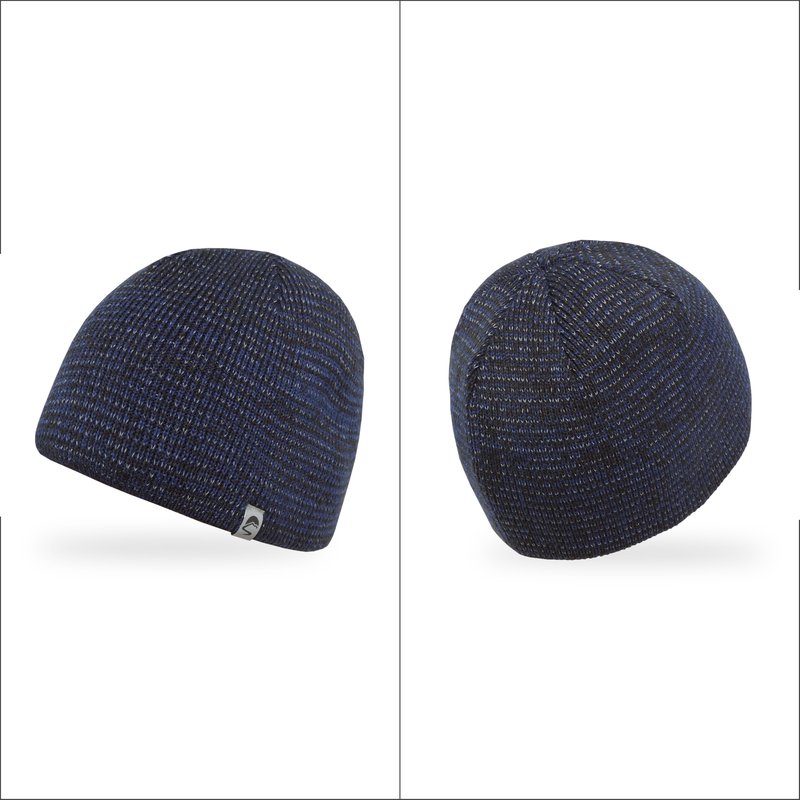 Sunday Afternoons Nightfall Reflective Beanie, Ultra-Soft Acrylic Knit, Reversible Skull Cap, High Visibility for Running, Biking Safety, Winter Hat for Men & Women, Overcast/Quarry, One Size