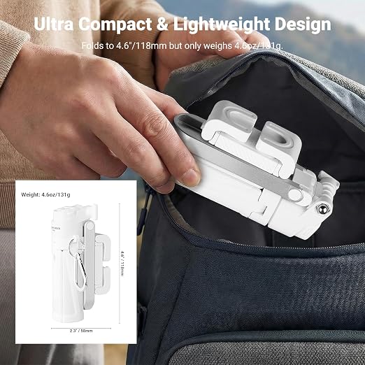 NEEWER Mini Tripod for Phone, Lightweight Foldable Small Selfie Stick Cell