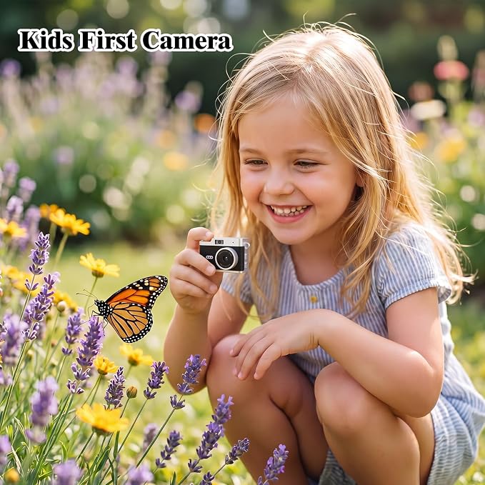Mini Keychain Camera, Retro 1080P Pocket Camera 32GB Card Ultra-Portable Tiny
