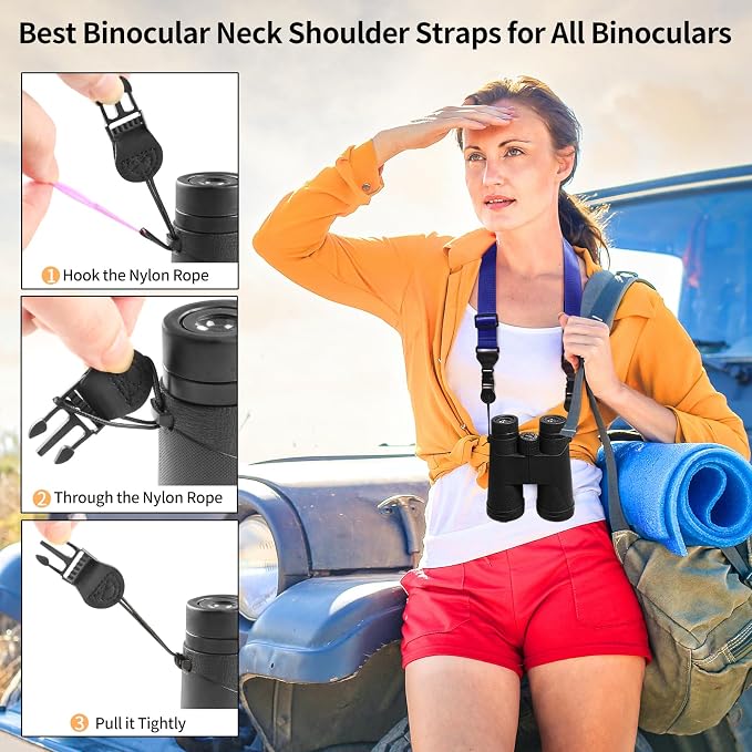 FIEIL Adjustable Shoulder Strap, Nylon Camera Strap, Comfortable Neck Strap