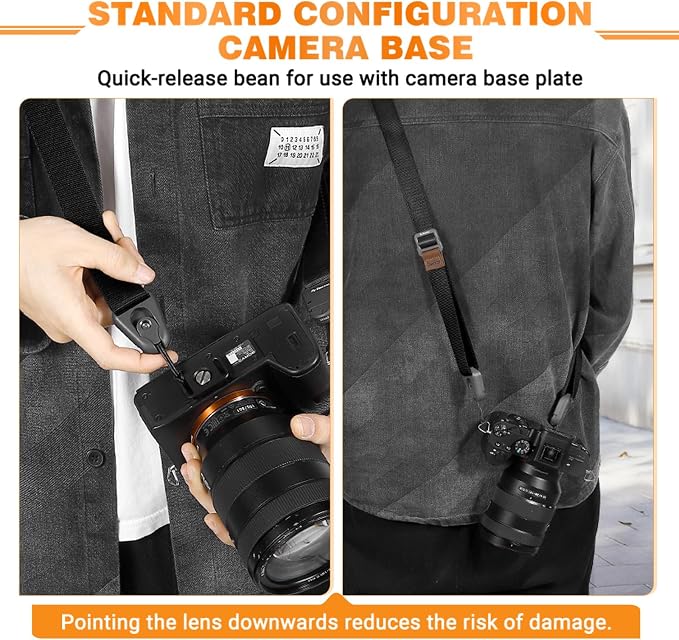 Camera Shoulder Strap Quick Release and Connection Wide Camera Neck Straps Long