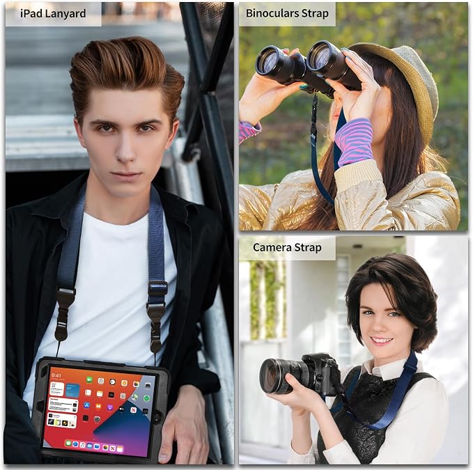 FIEIL Nylon iPad Strap, Adjustable Camera Neck Strap, Comfortable Shoulder Strap