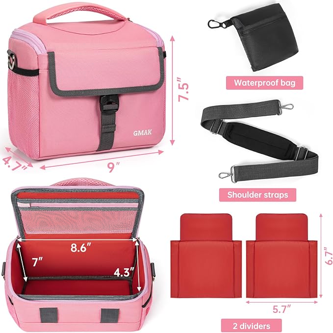 GMAK Camera Bag for Photographers, Anti-shock Camera Shoulder Bags