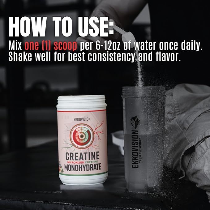 Creatine Monohydrate Powder, Micronized, Pink Lemonade, Pre Workout & Post Workout Supplement for Men and Women, Energy Support, Easy to Mix in Shakes, Smoothies & Beverages, 50 Servings