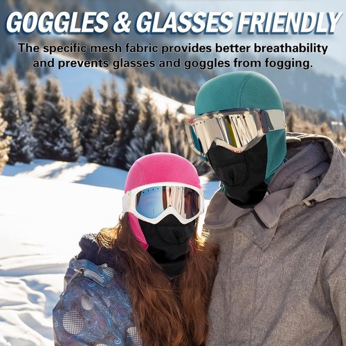 GoxRunx Balaclava Ski Mask - Warm, Breathable, Windproof Winter Face Mask for Men & Women