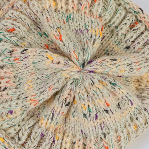 Beanies Women Winter Hats for Women Cute Slouchy Beanie for Winter Warm Snow Ski Hat Satin Lined Beanie Silk Lined Hat Beige&Black&Purple