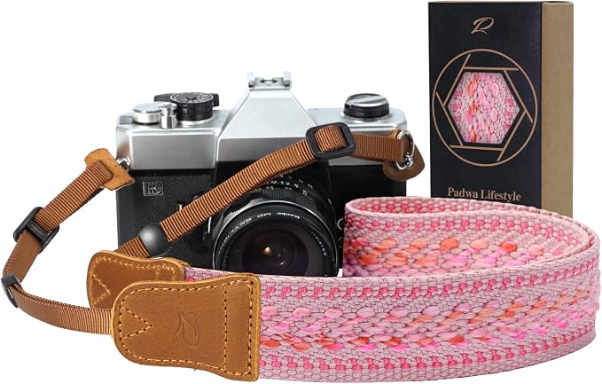 Padwa Lifestyle Speed Pink Camera Strap