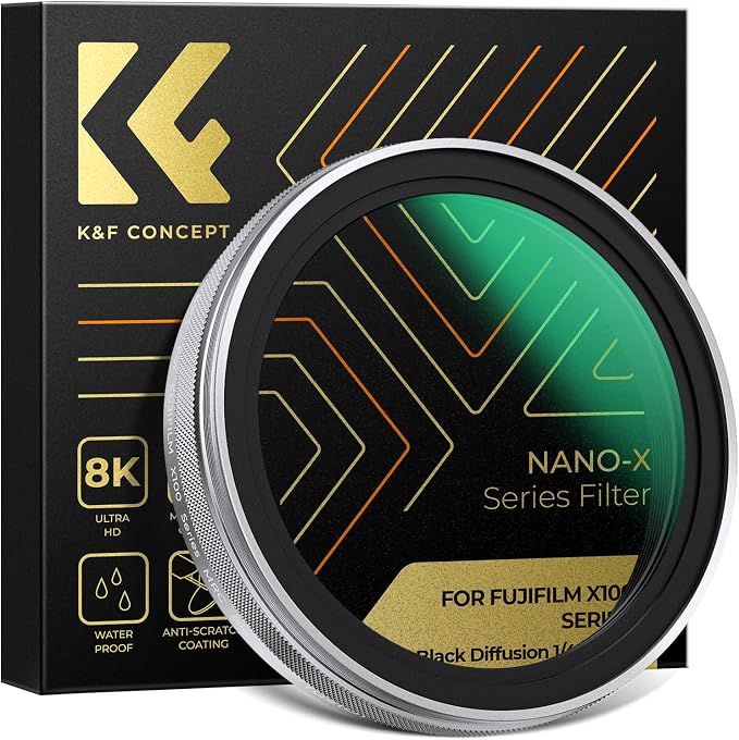 K&F CONCEPT Black Mist Diffusion 1/4 Filter Compatible