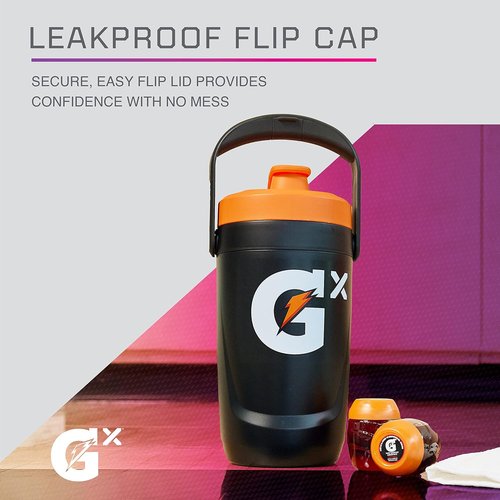 Gatorade Gx Performance Jug - 64oz Leakproof Design with Non-Slip Grip for Athletes | Red