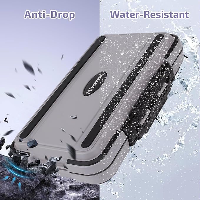 36-Slot Memory Card Case with 36 Transparent Holders & 60 Writable Labels