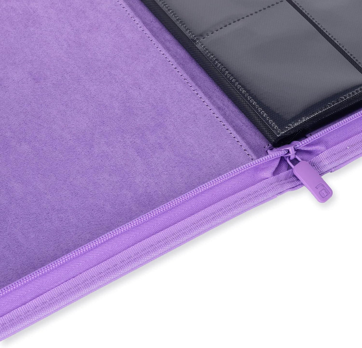 Vault X 9 Pocket Trading Card Binder - Premium Exo-Tec Material, Holds 360 Cards, 20 Side-Loading Pages | Purple