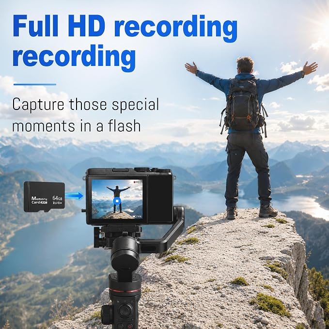 64GB Micro SD Card for Dashcam & Security Camera U3 V30 A1 | High Endurance