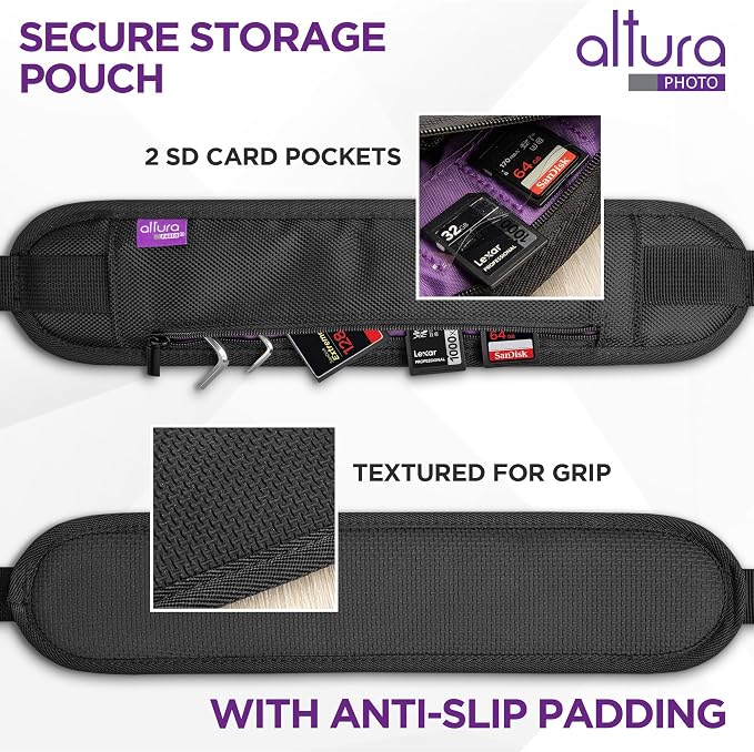 Altura Photo Camera Strap with Quick Release & Safety Tether