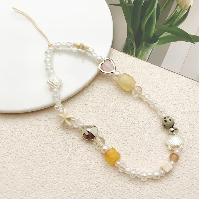 Beaded Camera Wrist Strap Cute Digital Camera Charm Lanyard Phone Chain