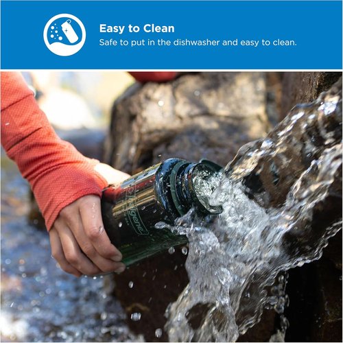 Nalgene 32 oz Wide Mouth Water Bottle - BPA-Free, Durable & Leak-Proof | Perfect for Hiking, Gym & Travel