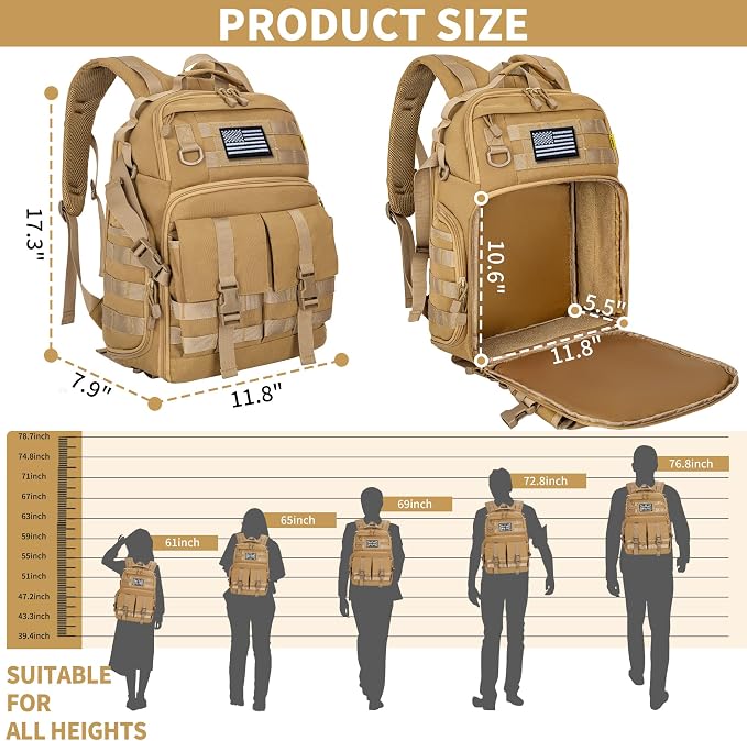 TORIBIO Camera Backpack for DSLR/SLR/Mirrorless Photography Camera,