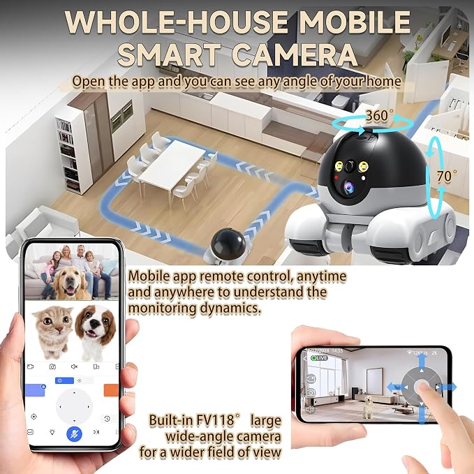 Pet Camera, 1080p Security Camera