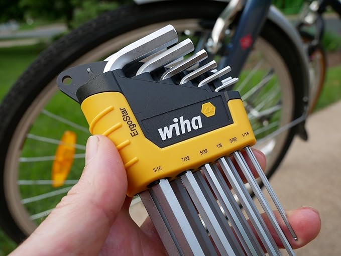 Wiha 66992 MagicRing Ball End Hex L-Key Set, 22 Piece, Inch & Metric, Free-Hand Grip, Hardened Tool Steel