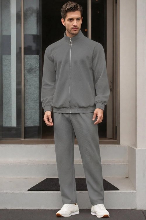 GUYLIGUYQI Mens 2 Piece Sweatsuits for Men Full Zip Casual Track Suits Athletic Jogging Suit Sets Sport Sweat Suit