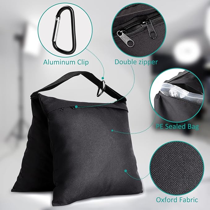 Aimosen 4 Packs Sandbags Weight Bags