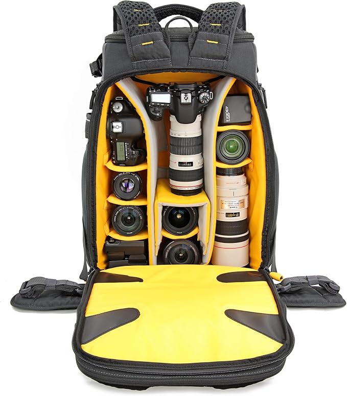 VANGUARD Alta Sky 53 Versatile DSLR Camera And Drone Backpack, 34L Capacity