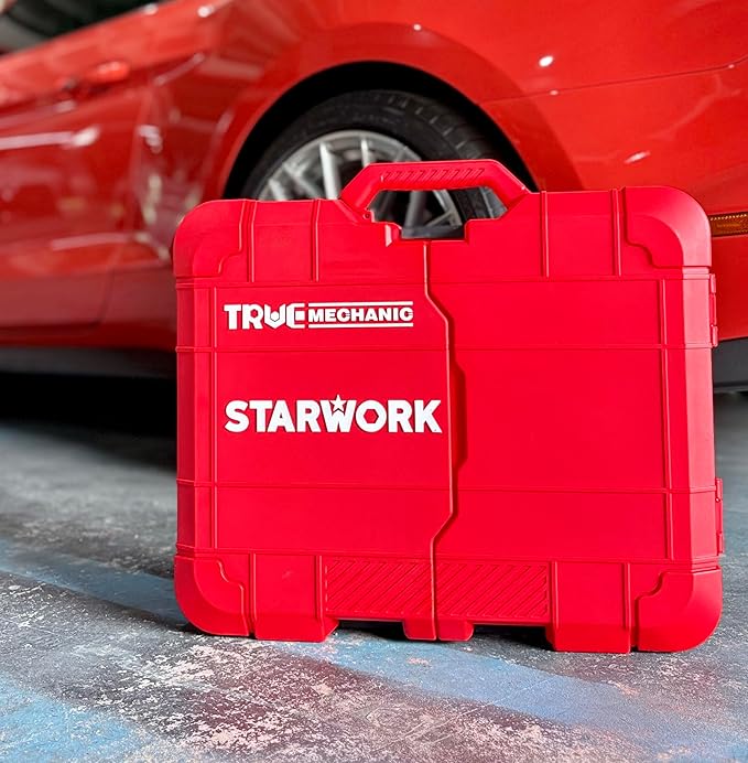 STARWORK TRUE MECHANIC 312-Piece Mechanics Tool Set and Socket Set, Professional【Pliers Wrench 】 SAE/Metric