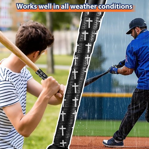Baseball Bat Grip Tape - 1.5mm Precut, Full Adhesive, Non-Slip Softball & Cricket Bat Wrap